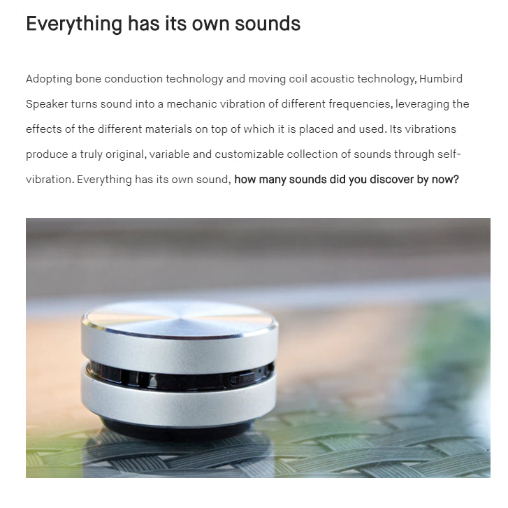 Awesome Mini Powerful Conduction Speaker