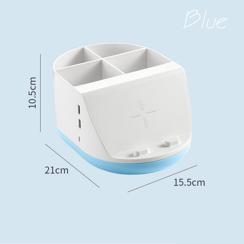 Cell Phone Organizer 2 USB Ports & Wireless Charging