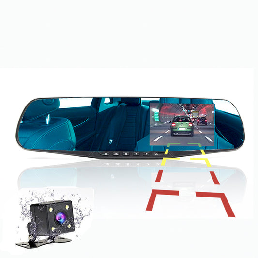 1080P Rearview Mirror Video Recorder Night Vision