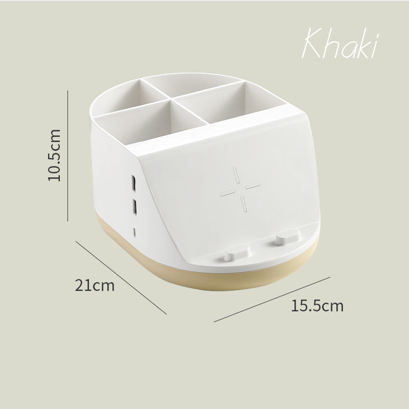 Cell Phone Organizer 2 USB Ports & Wireless Charging