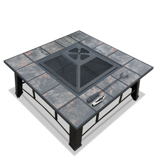 Fire Pit BBQ Grill Smoker Table