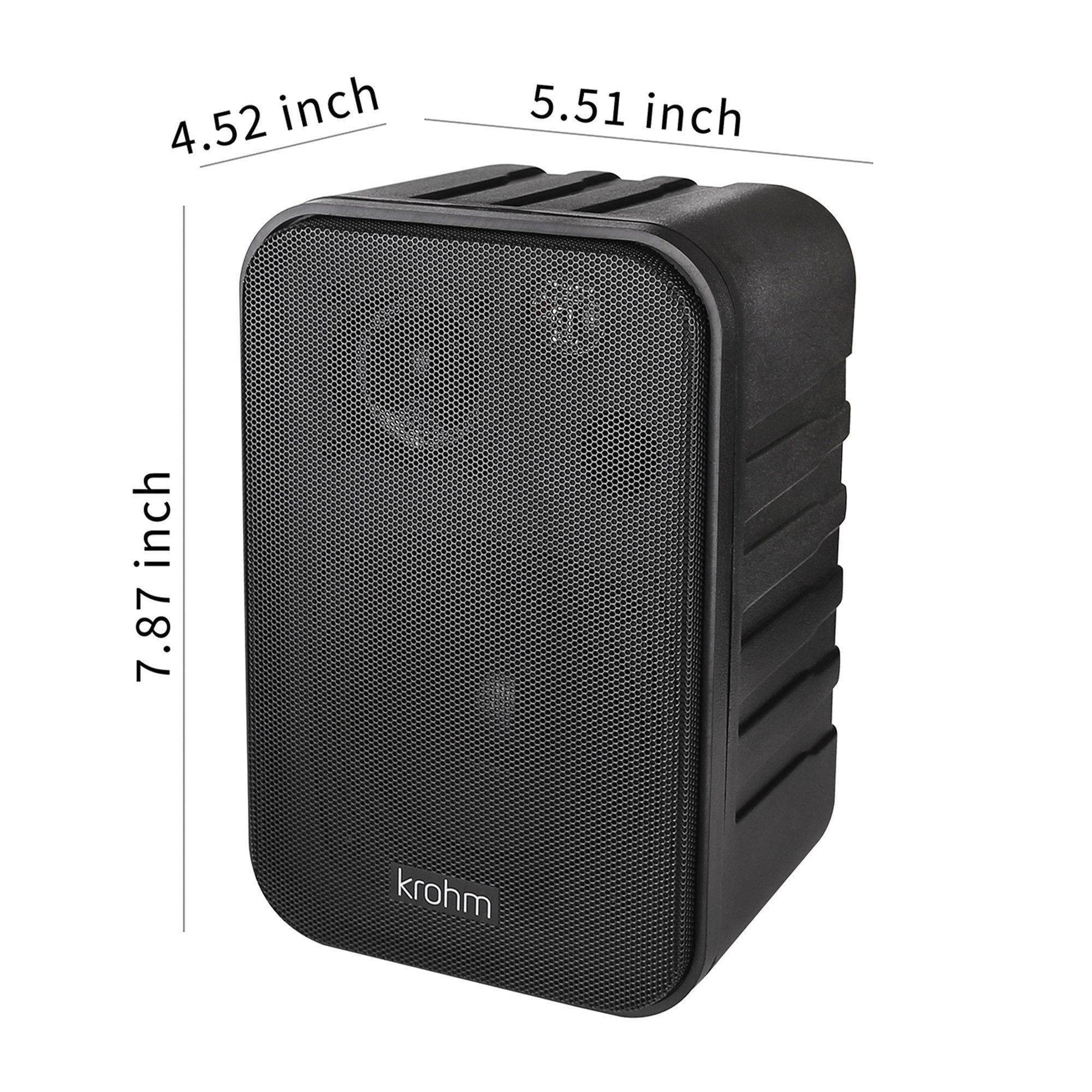 Krohm Bluetooth Indoor/Outdoor Speakers